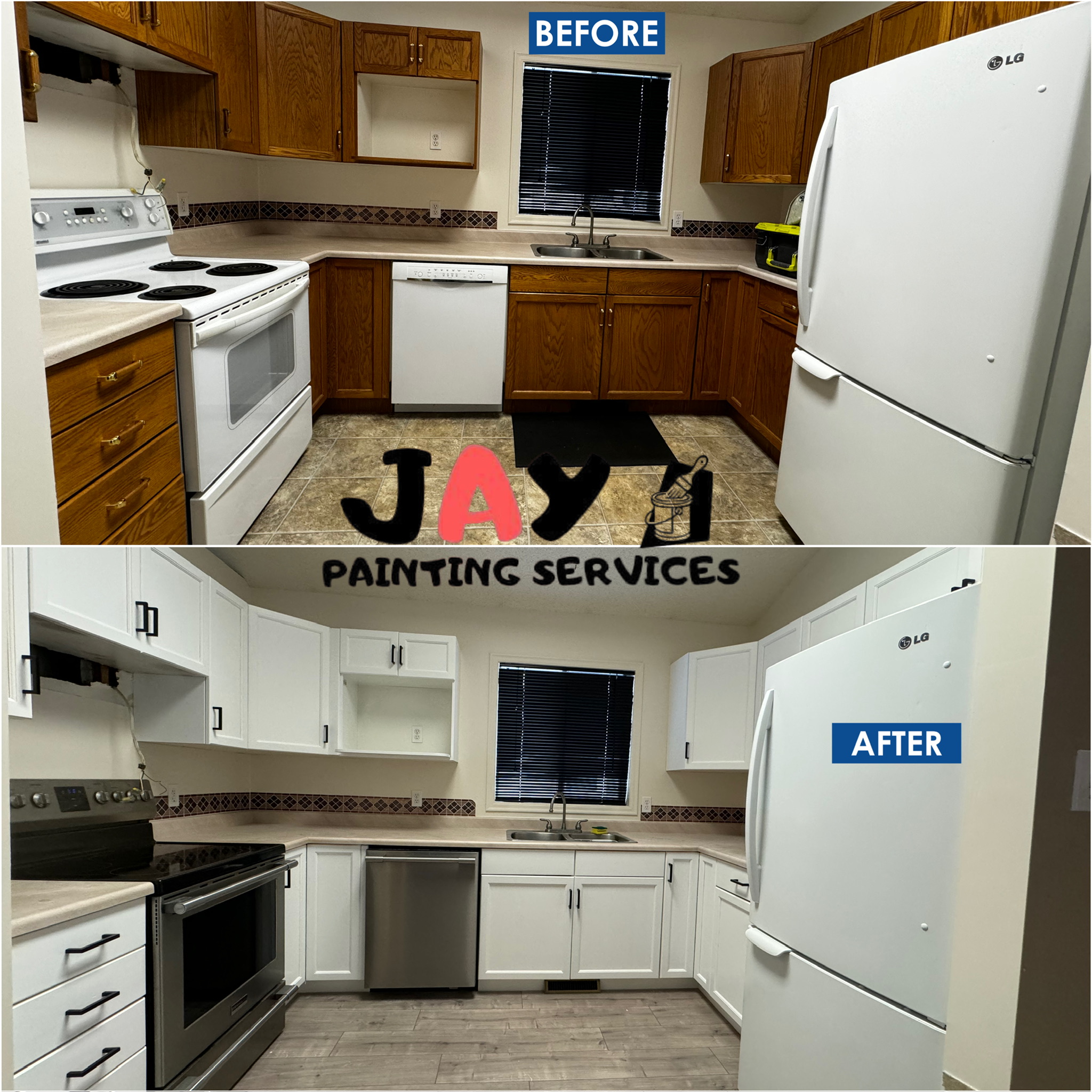 Remodeled kitchen